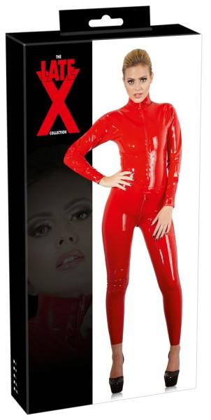 Latex Catsuit rot